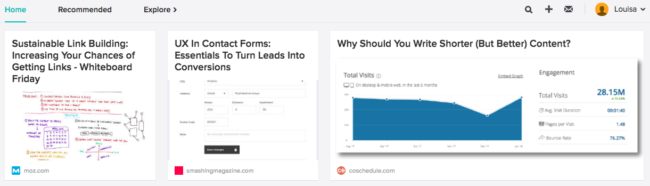 example of online presence tool in action