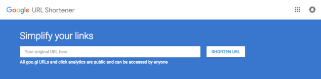 Google URL Shortener