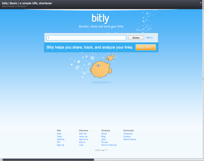 Bitly URL Shortener