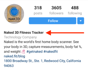 instagram bio 