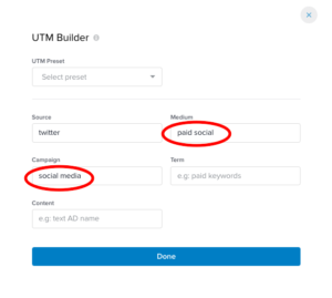 utms example