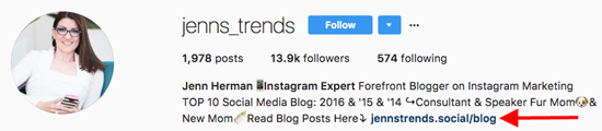 Instagram Vanity URL
