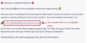 example of unsafe link